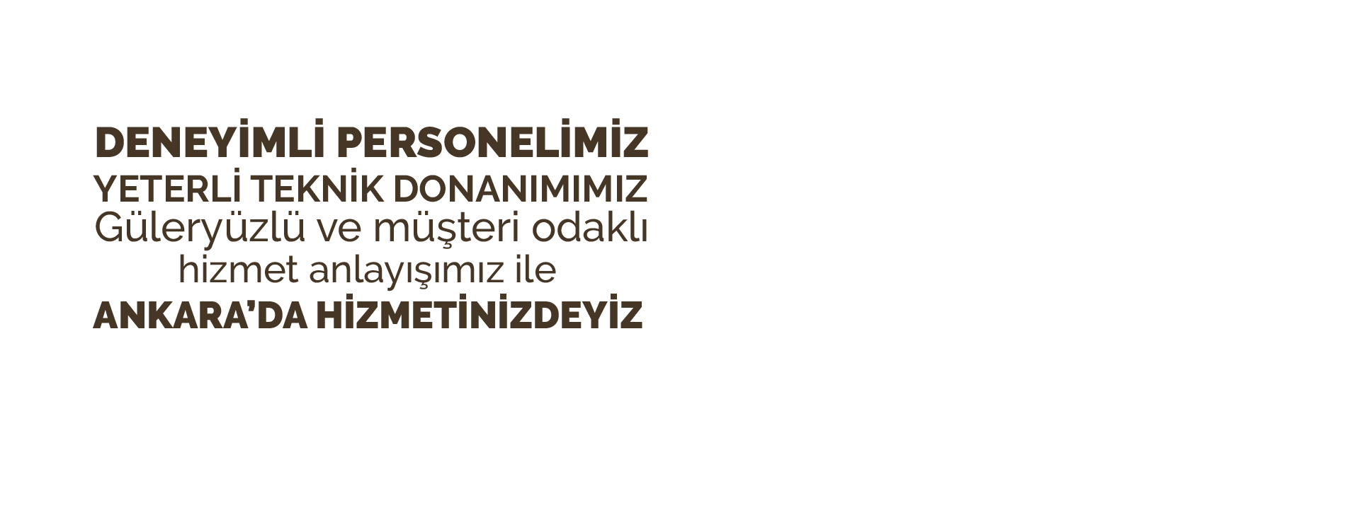 Deneyimli Personel